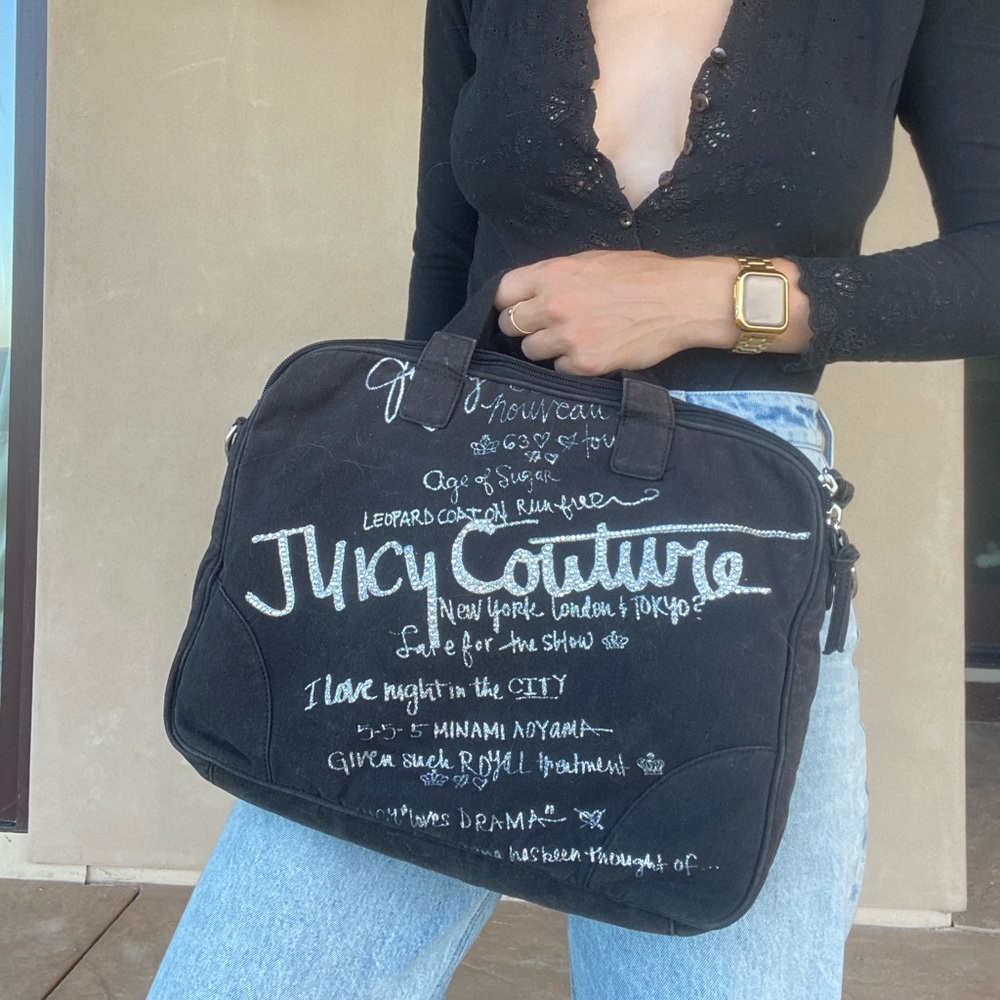 Juicy Couture laptop case and bag